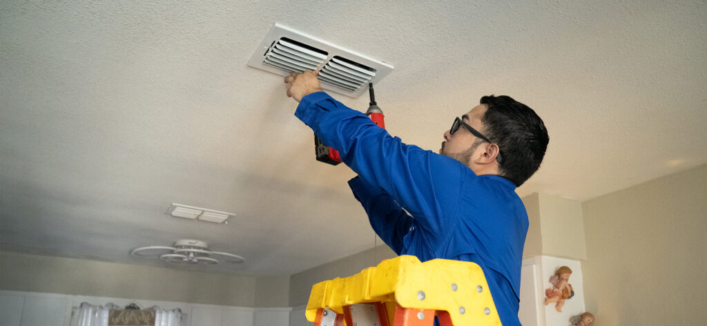 tech opening duct with drill